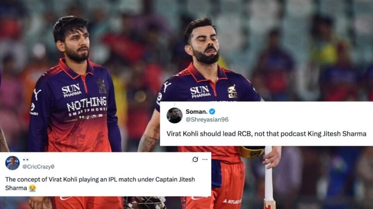 Jitesh Sharma Named RCB Captain vs PBKS: Fans Fume Over Virat Kohli Snub