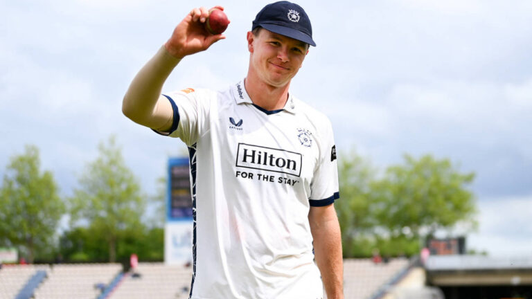Sonny Baker Shines with Five-Wicket Haul as Hampshire Struggles