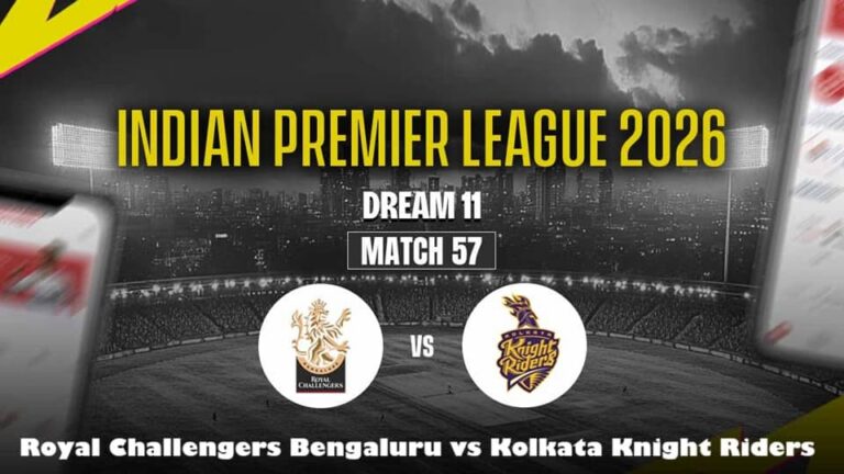 RCB vs KKR IPL 2026 Match 57: Prediction, Preview & Fantasy Tips