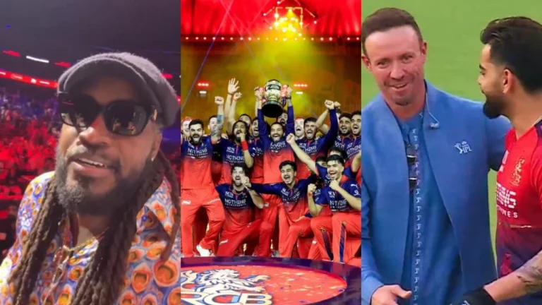 AB de Villiers and Chris Gayle's emotional reactions go viral after RCB's historic title defence 4 fotojet 1 114